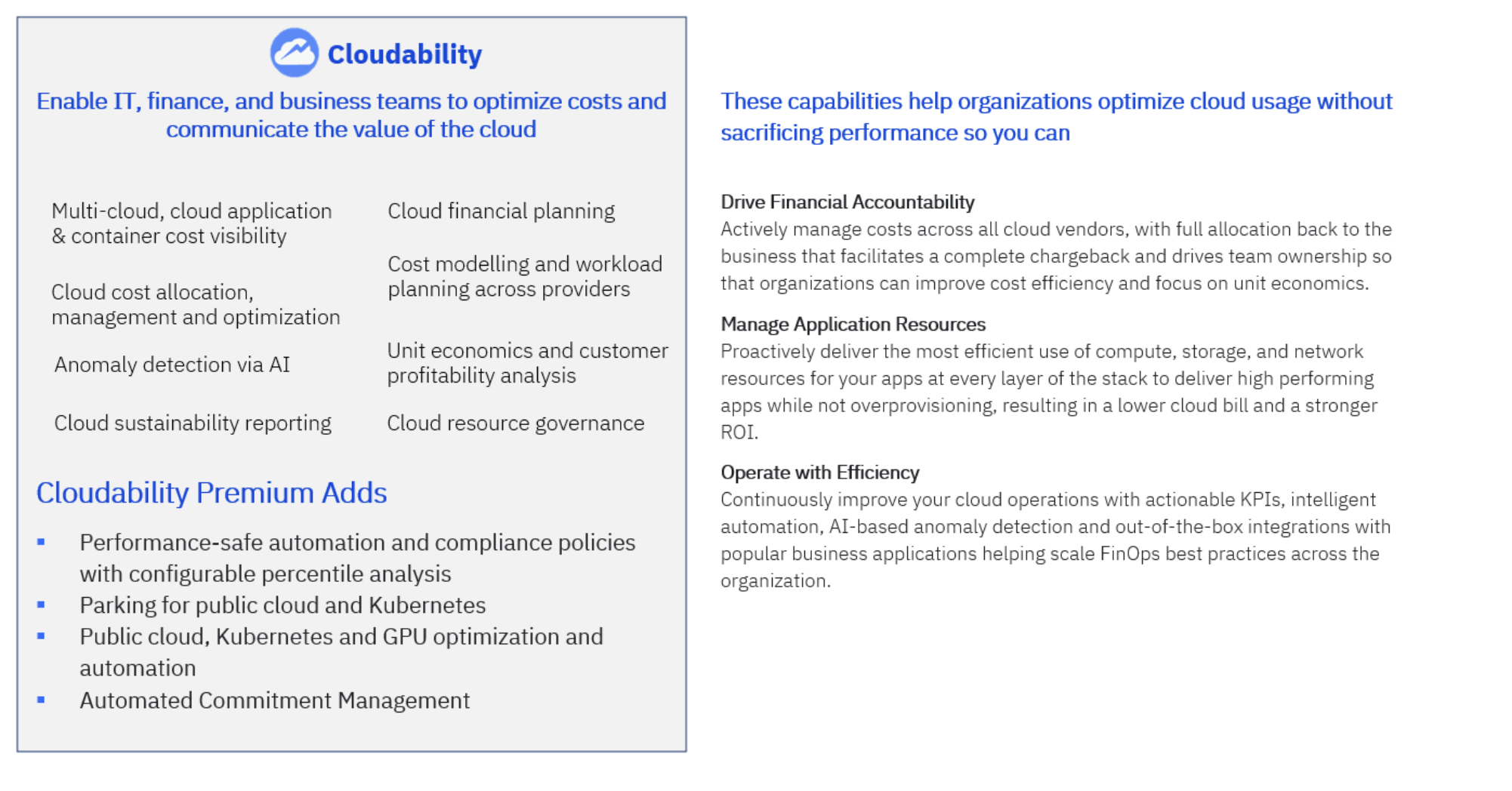 Cloudability Summary